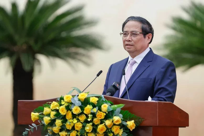 Thủ tướng Phạm Minh Chính chủ trì Hội nghị công bố Nghị quyết 259 của Chính phủ ngày 31/12/2024 ban hành Kế hoạch hành động triển khai Kết luận của Bộ Chính trị về xây dựng Trung tâm Tài chính khu vực và quốc tế tại TPHCM - Ảnh: VGP/Nhật Bắc Thủ tướng Phạm Minh Chính chủ trì Hội nghị công bố Nghị quyết 259 của Chính phủ ngày 31/12/2024 ban hành Kế hoạch hành động triển khai Kết luận của Bộ Chính trị về xây dựng Trung tâm Tài chính khu vực và quốc tế tại TPHCM - Ảnh: VGP/Nhật Bắc
