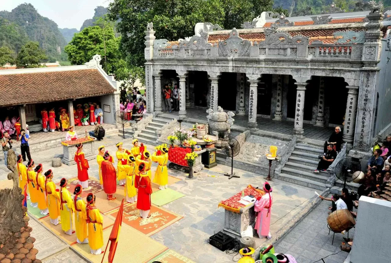 Đền Thái Vi (Ninh Bình): ‘Nét chấm phá’ giữa không gian vùng quê Bắc Bộ