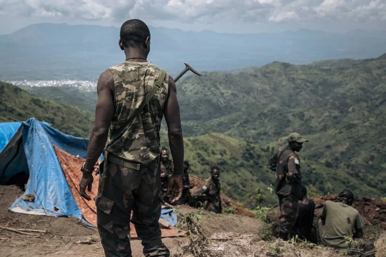 Kể từ năm 2021, phiến quân M23 đã kiểm soát nhiều vùng rộng lớn ở miền Đông CHDC Congo, khiến hàng trăm nghìn người phải di dời. (Nguồn: belganewsagency.eu)