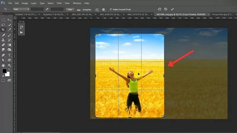 Hướng dẫn cách cắt hình trong Photoshop đơn giản, ai cũng làm được