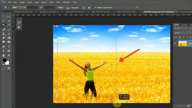 Hướng dẫn cách cắt hình trong Photoshop đơn giản, ai cũng làm được