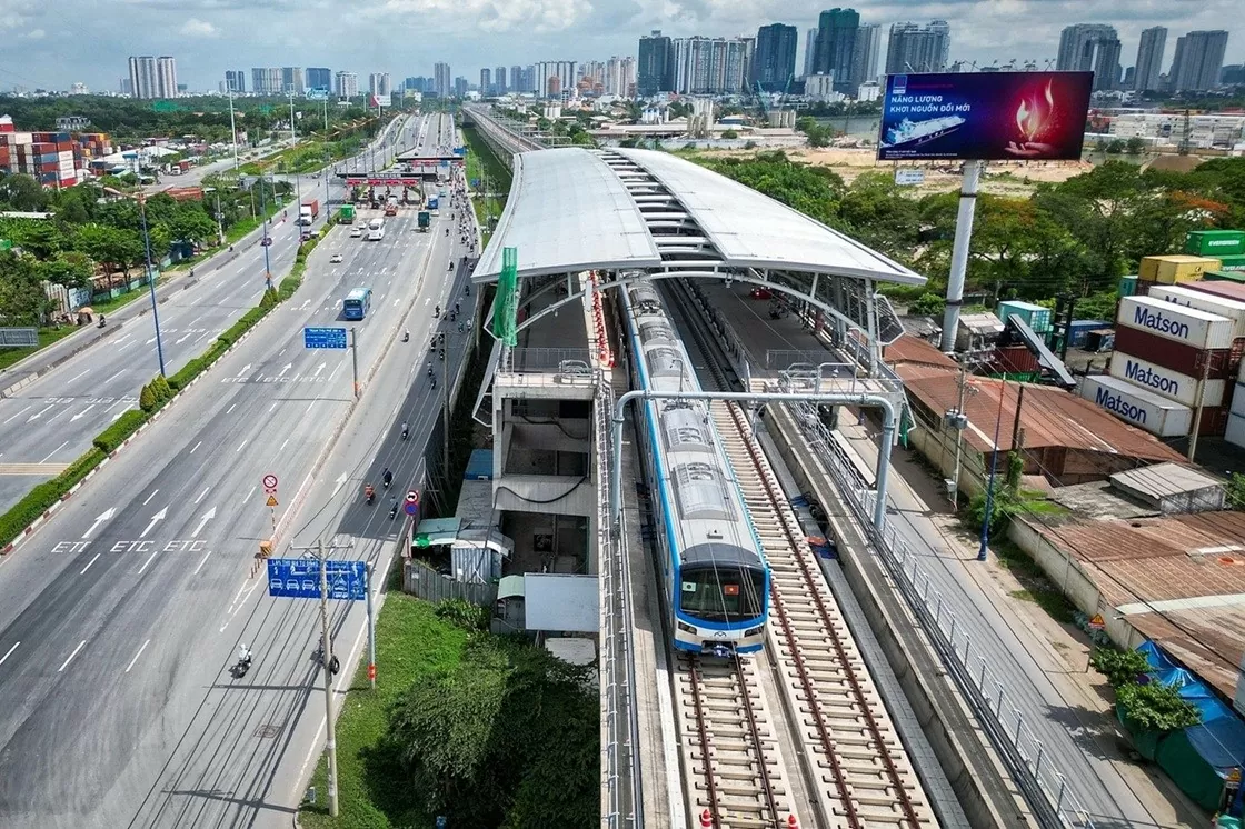 uyến metro số 1 (Bến Thành - Suối Tiên). (Ảnh: Nhật Thịnh)