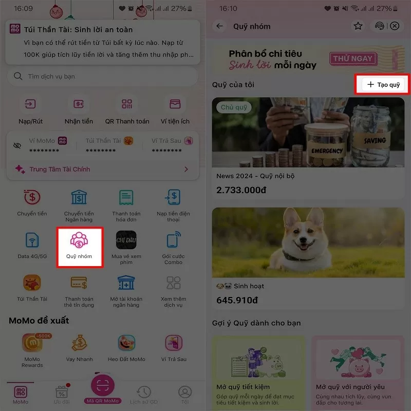 Cách sử dụng quỹ nhóm MoMo đơn giản mà bạn không nên bỏ qua