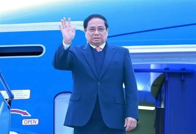 PM Pham Minh Chinh leaves Hanoi for working visit to Laos