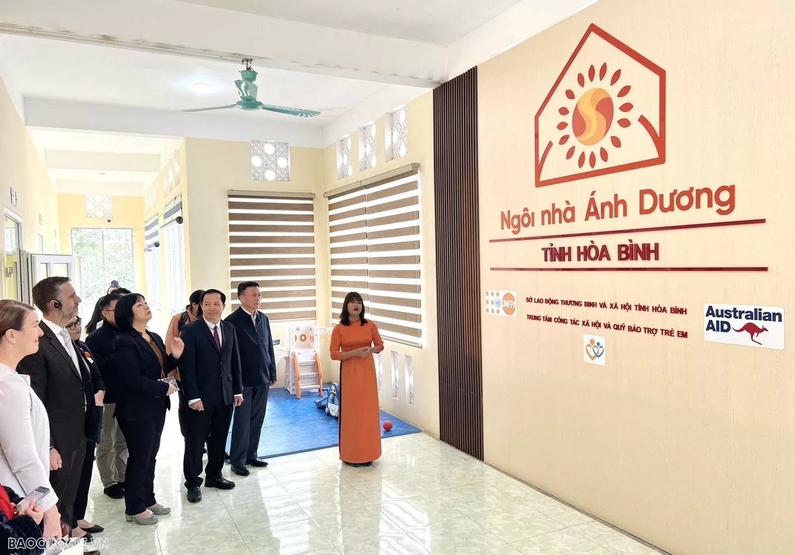 Khai trương Ngôi nhà Án Dương tại tỉnh Hòa Bình hỗ trợ phụ nữ và trẻ em bị bạo lực Khai trương Ngôi nhà Án Dương tại tỉnh Hòa Bình hỗ trợ phụ nữ và trẻ em bị bạo lực