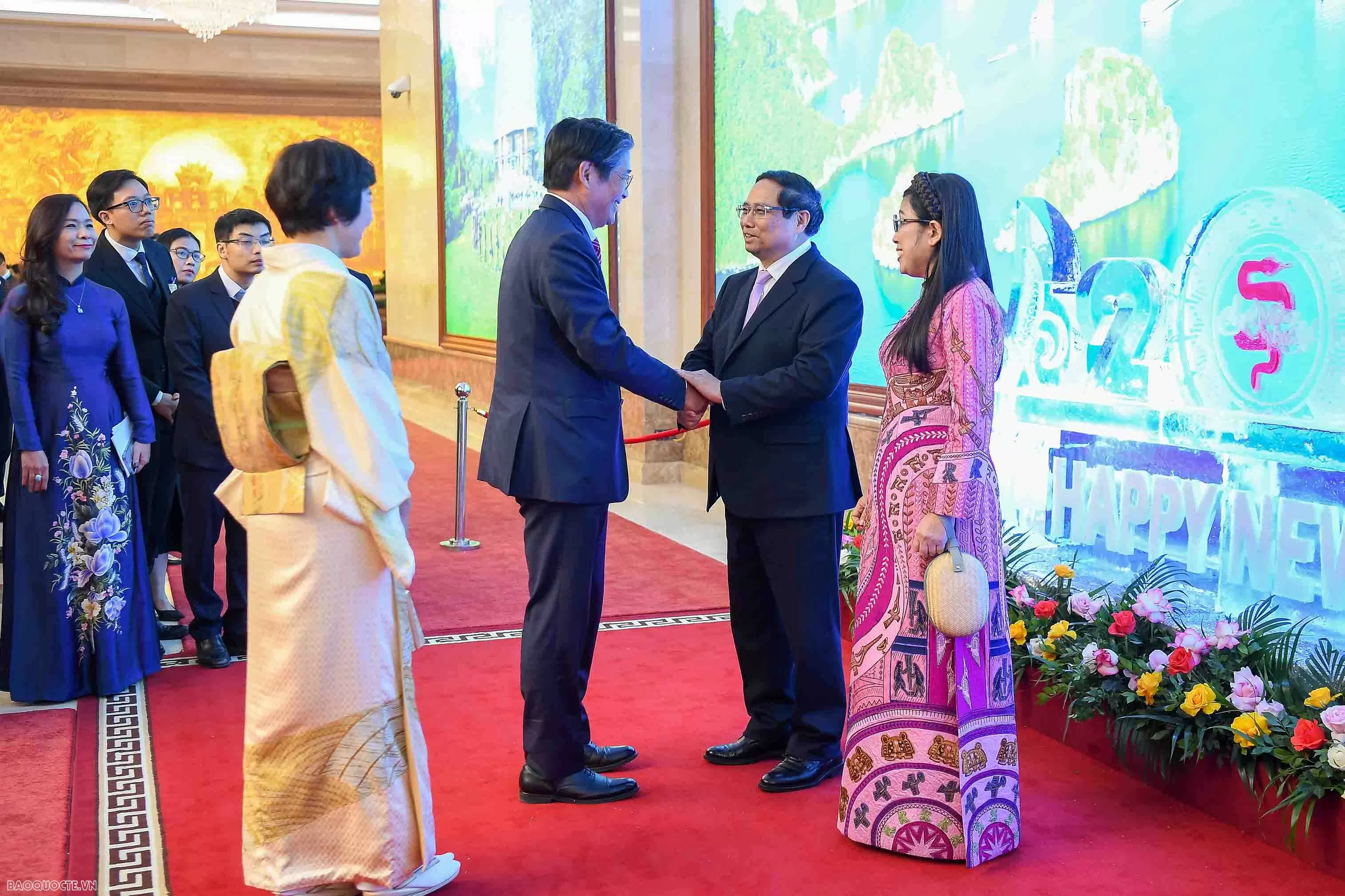 PM Pham Minh Chinh welcomes Diplomatic corps to Lunar New Year banquet in Hanoi