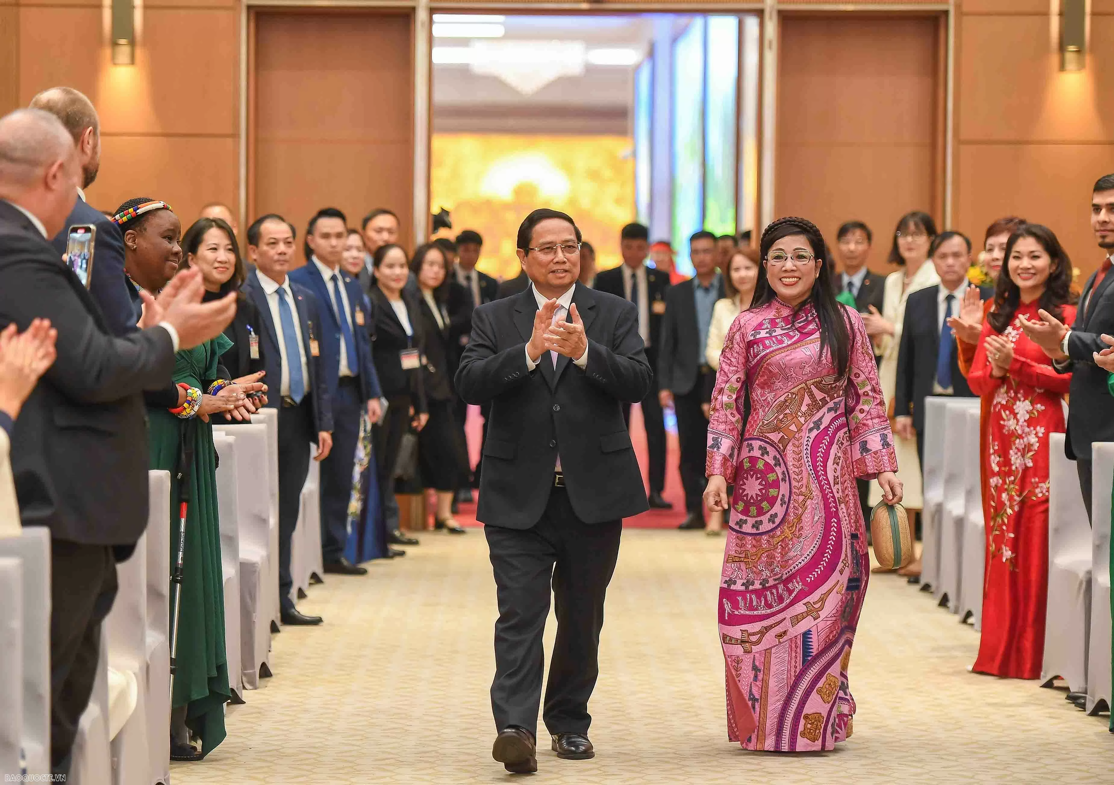 PM Pham Minh Chinh welcomes Diplomatic corps to Lunar New Year banquet in Hanoi