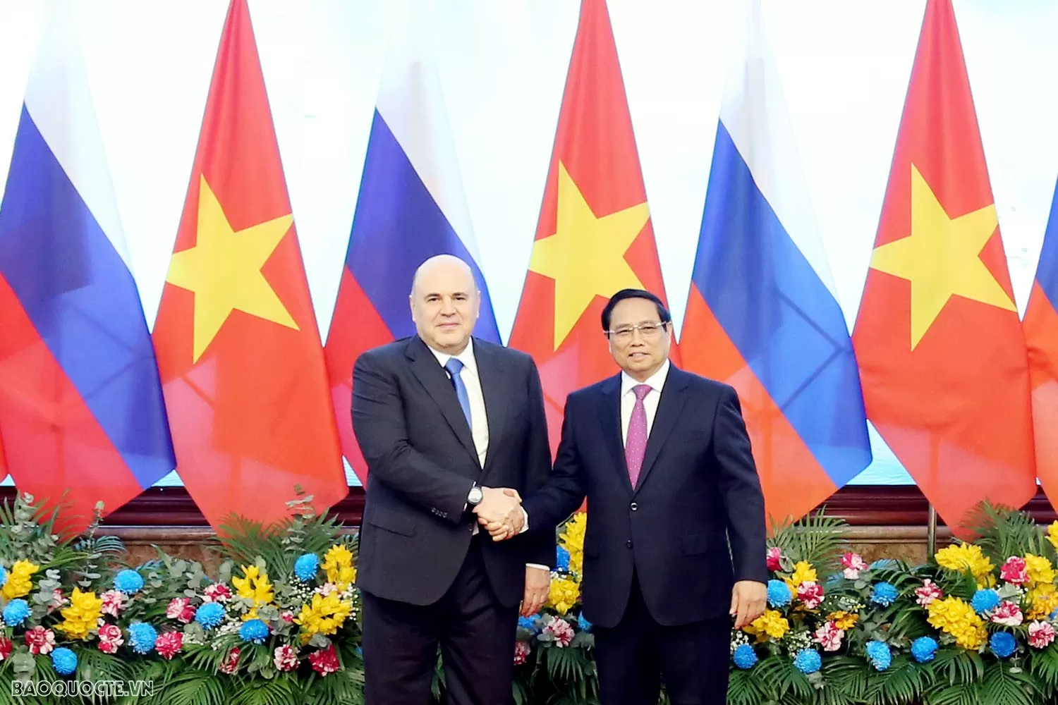 Thủ tướng Nga Mikhail Mishustin thăm chính thức Việt Nam, thúc đẩy hợp tác toàn diện giữa hai nước.