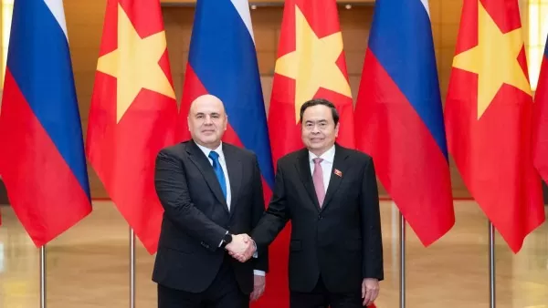 NA Chairman Tran Thanh Man meets with Russian Prime Minister Mikhail Mishustin
