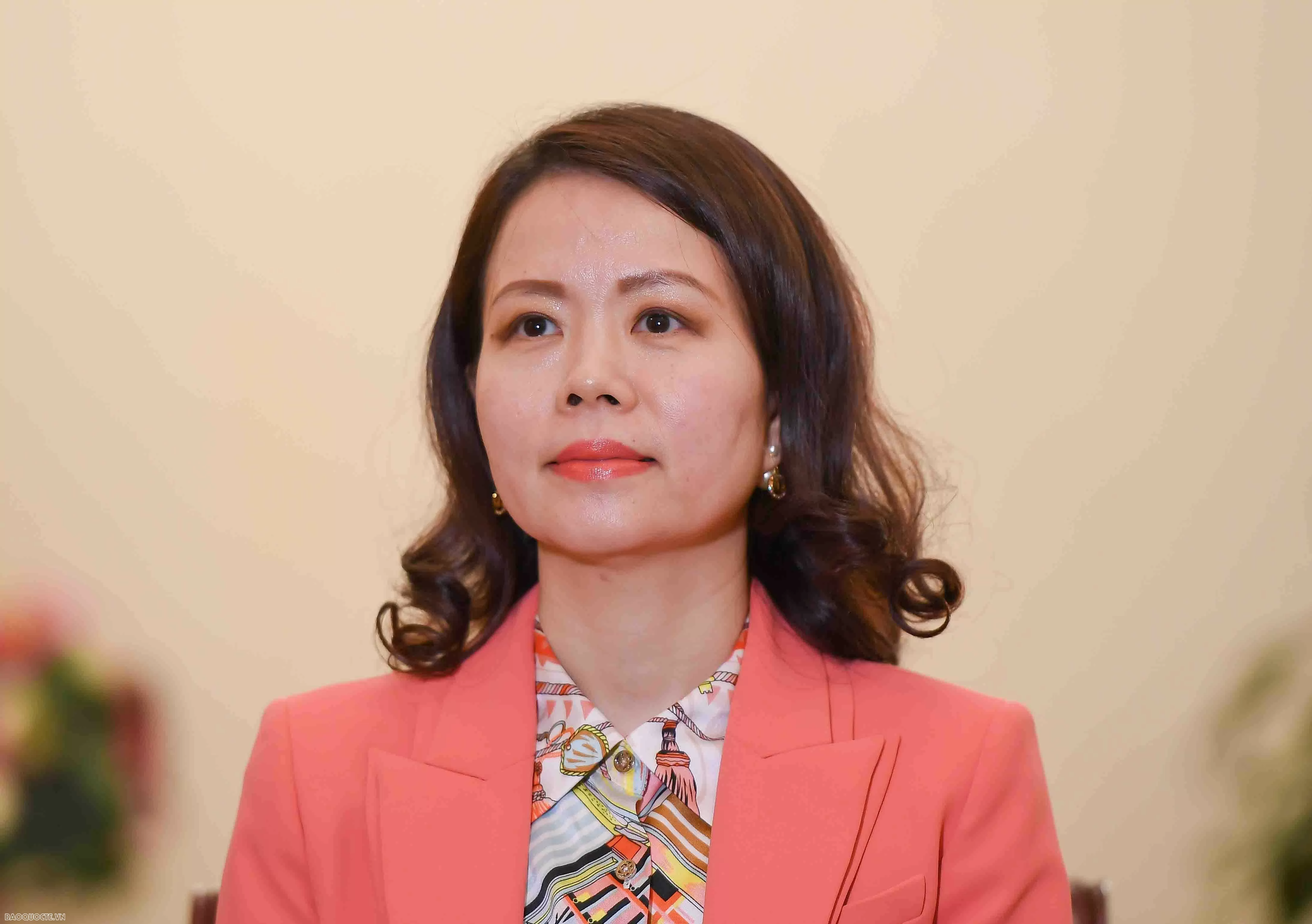 Thứ trưởng Ngoại giao Nguyễn Minh Hằng. (Ảnh: Nguyễn Hồng Thứ trưởng Ngoại giao Nguyễn Minh Hằng. (Ảnh: Nguyễn Hồng