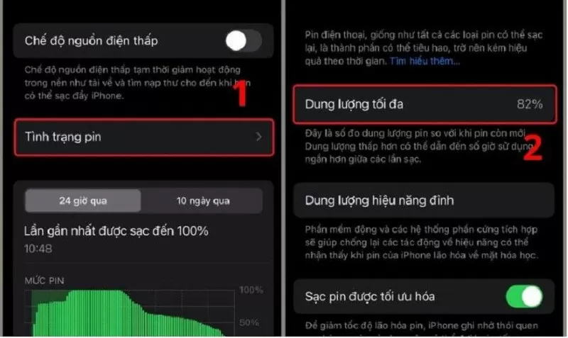 Cách kiểm tra tình trạng pin trên iPhone nhanh và đơn giản nhất