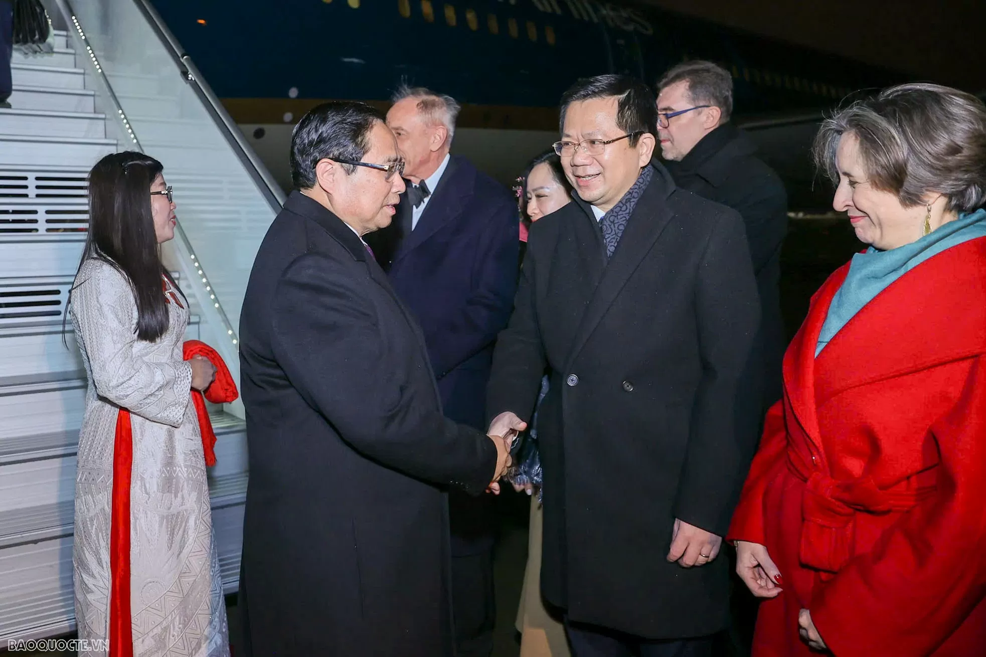 PM Pham Minh Chinh arrives in Warsaw, beginning Poland visit