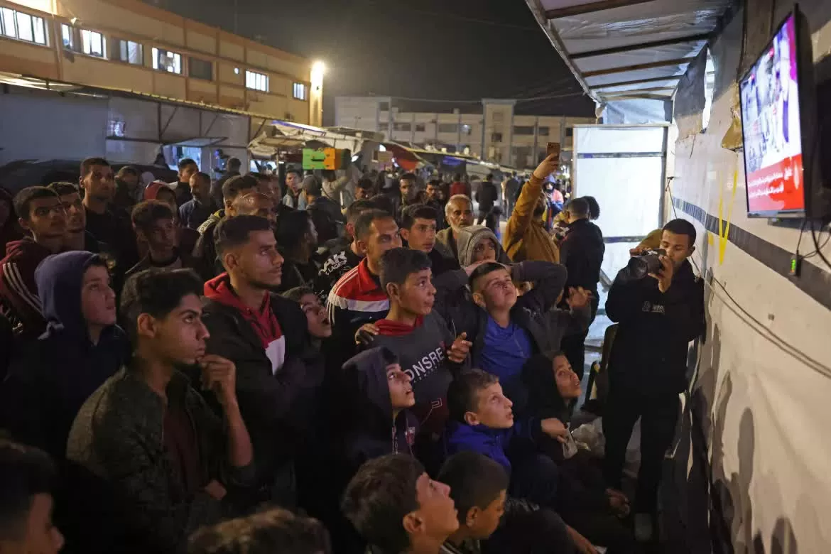 Niềm hân hoan của hàng nghìn người trên khắp Dải Gaza sau thoả thuận ngừng bắn