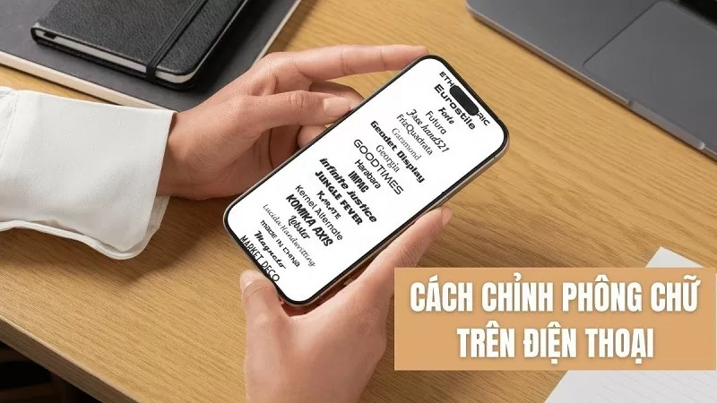 Hướng dẫn cách chỉnh phông chữ trên điện thoại đơn giản, nhanh chóng