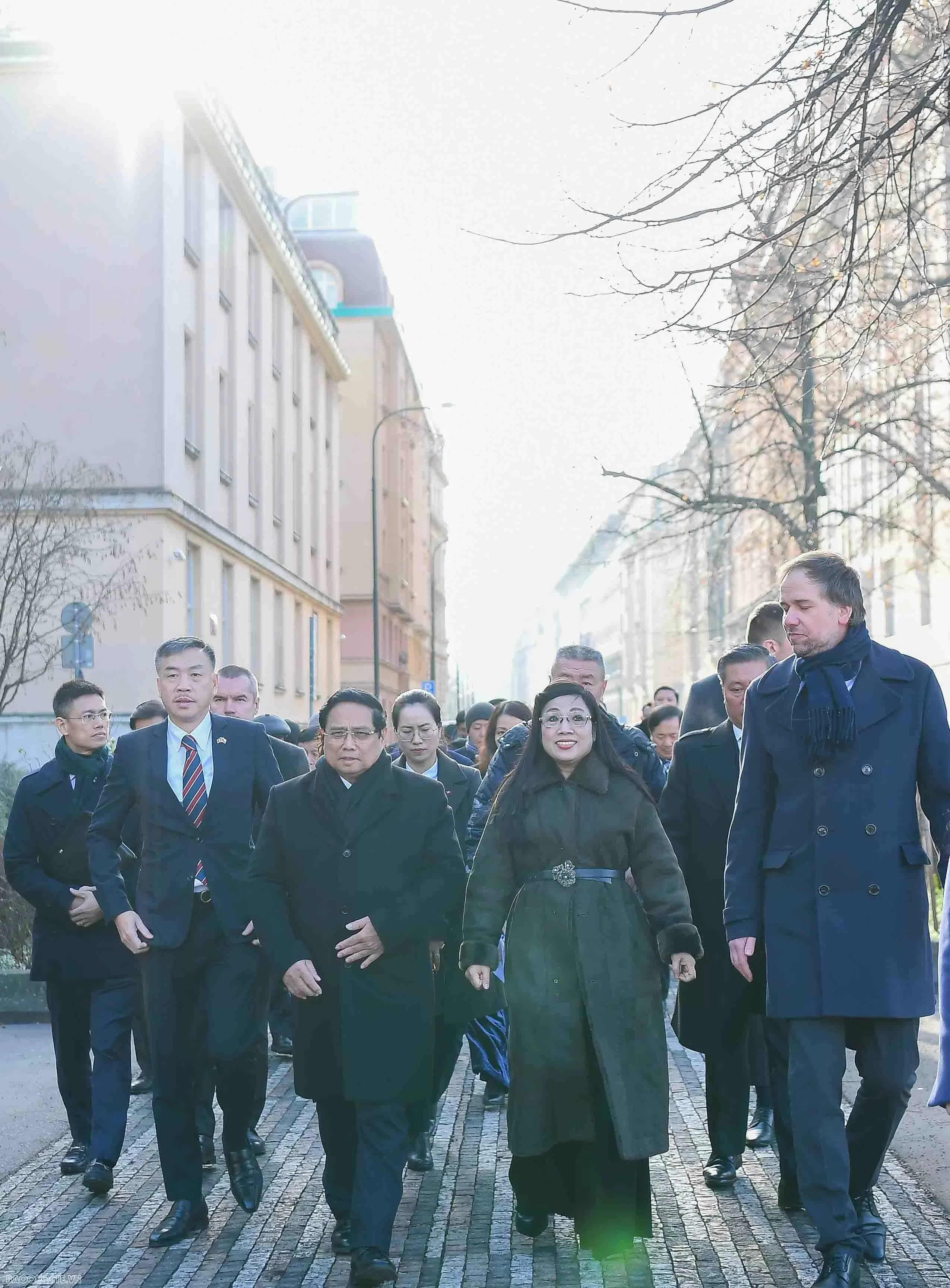 Lễ đón chính thức Thủ tướng Phạm Minh Chính thăm chính thức Czech