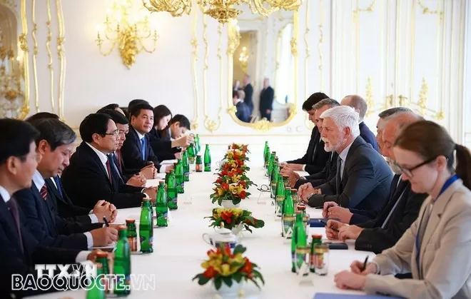 Vietnam, Czech Republic Prime Ministers hold talks to establish strategic partnership