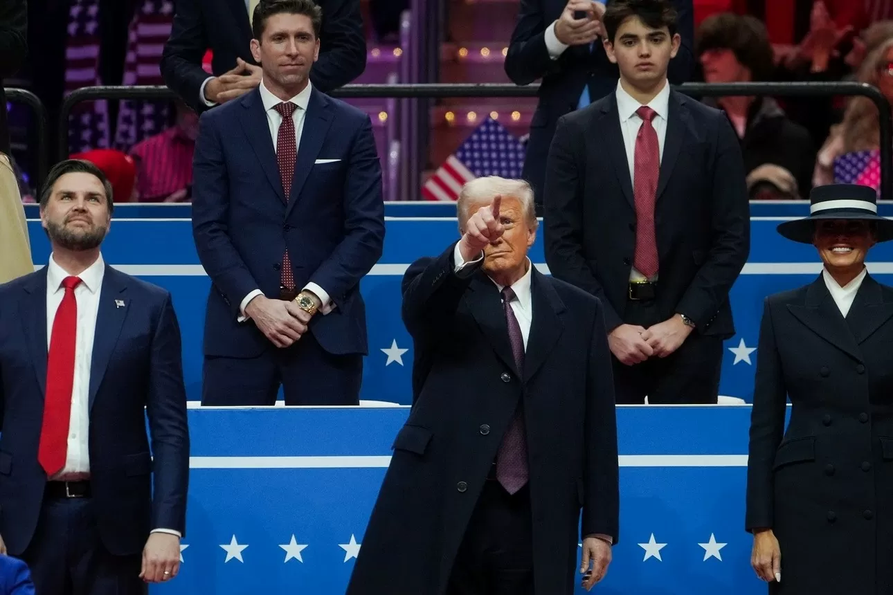 Ông Donald Trump tại lễ nhậm chức Tổng thống nhiệm kỳ thứ 2 tại Điện Capitol vào ngày 20/1. (Nguồn: Reuters)