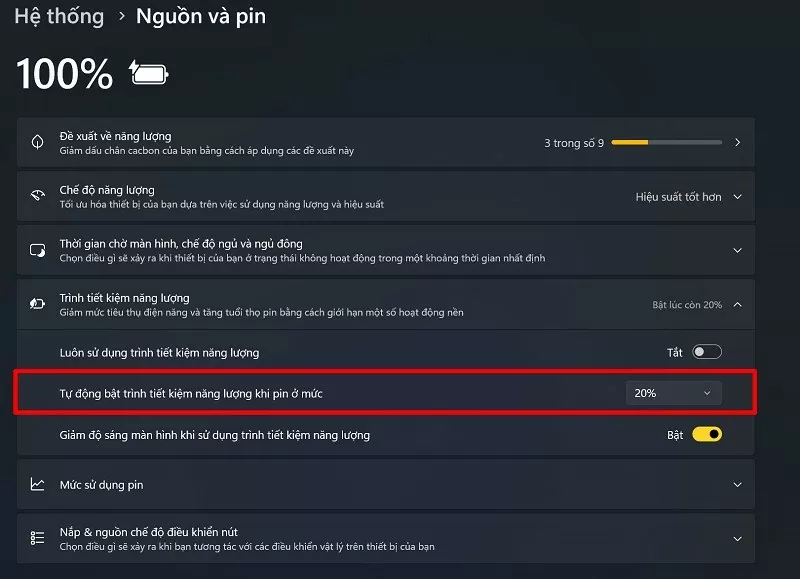 Mách bạn cách bật tiết kiệm pin trên Windows 11 giúp kéo dài thời gian sử dụng