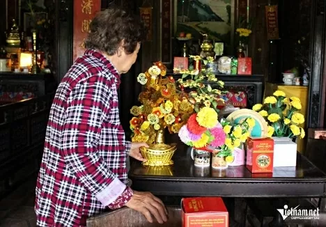 Bà Ngỏ thích trang trí cây kim tiền để tăng thêm không khí Tết. (Nguồn: Vietnamnet)