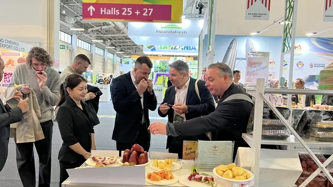 Vietnam makes largest-ever presence at Germany fruit fair