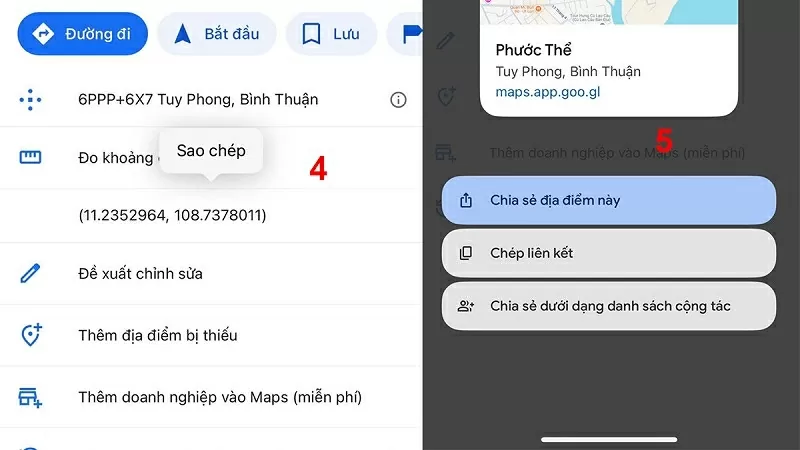 Cách lấy tọa độ trên Google Maps bằng điện thoại, máy tính cực đơn giản