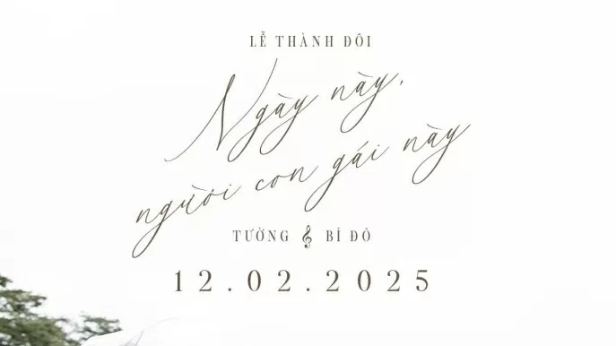 Vũ Cát Tường thông báo về lễ cưới với bạn gái