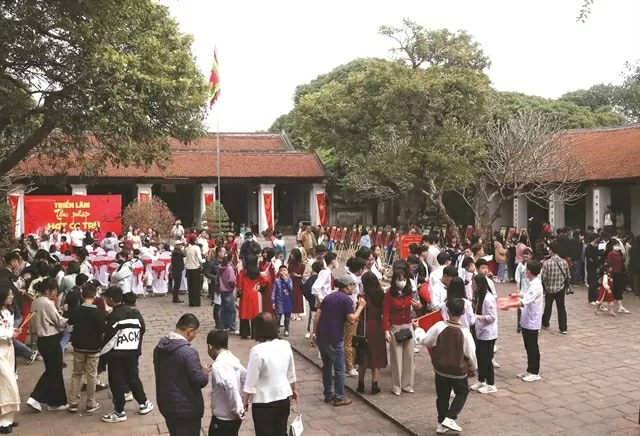 The Xích Đằng Temple of Literature is a must-visit in Hưng Yên Province this spring. (Photo: VNA/VNS)