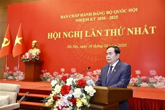 NA Chairman Tran Thanh Man calls for strong Party building, reform in National Assembly
