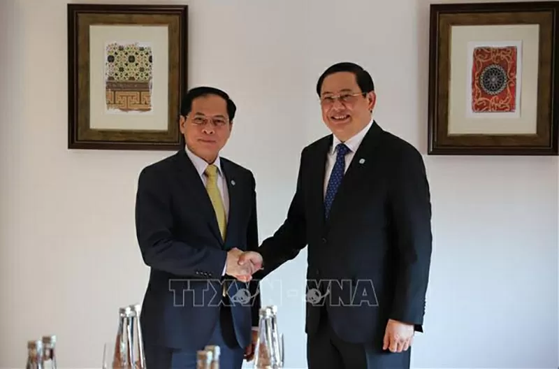 Deputy PM Bui Thanh Son meets with Lao, UAE leaders in Dubai