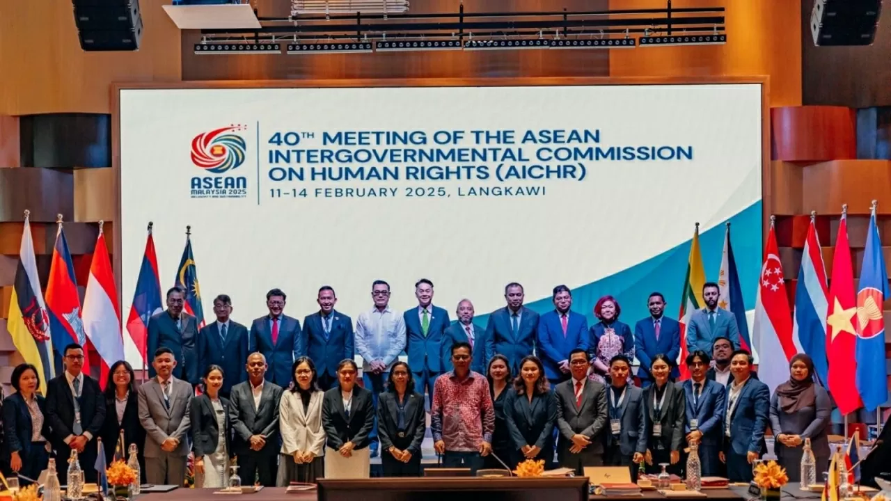 The ASEAN Intergovernmental Commission on Human Rights (AICHR) convened its 40th Meeting from 11 to 14 February 2025 in Langkawi, Malaysia. (Photo: ASEAN Secretariat)