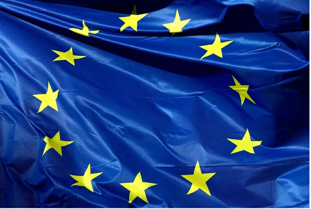 Cờ EU tại Brussel, Bỉ. (Nguồn: Reuters) Cờ EU tại Brussel, Bỉ. (Nguồn: Reuters)