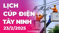 Lịch cúp điện Tây Ninh hôm nay ngày 23/2/2025