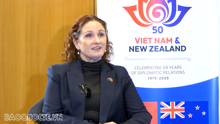 Đại sứ New Zealand tại Việt Nam Caroline Beresford. (Ảnh: Thành Long)
