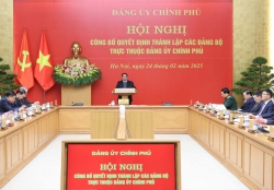Thủ tướng trao quyết định thành lập 15 đảng bộ thuộc Đảng ủy Chính phủ
