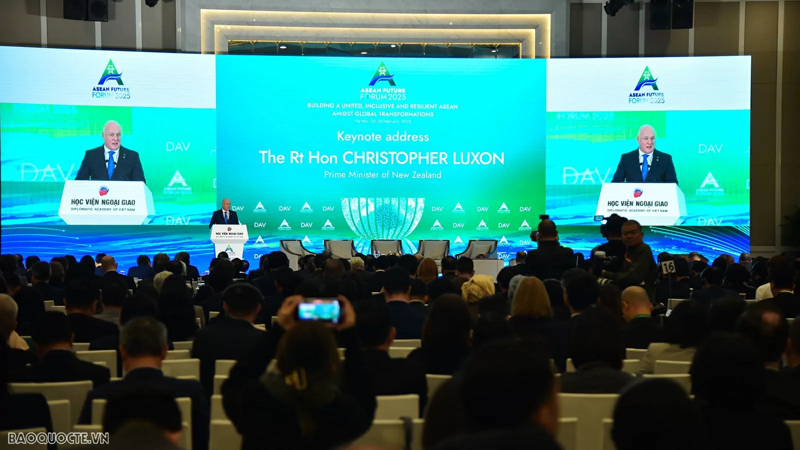 Ngày 26/2, Phiên toàn thể cấp cao ASEAN Future 2025. (Ảnh: Tuấn Anh)