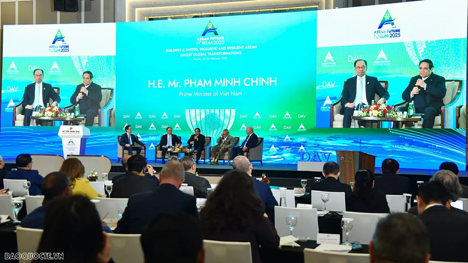Ngày 26/2, Phiên toàn thể cấp cao ASEAN Future 2025. (Ảnh: Tuấn Anh) Ngày 26/2, Phiên toàn thể cấp cao ASEAN Future 2025. (Ảnh: Tuấn Anh)