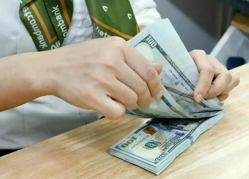 Reference exchange rate up 22 VND on February 26