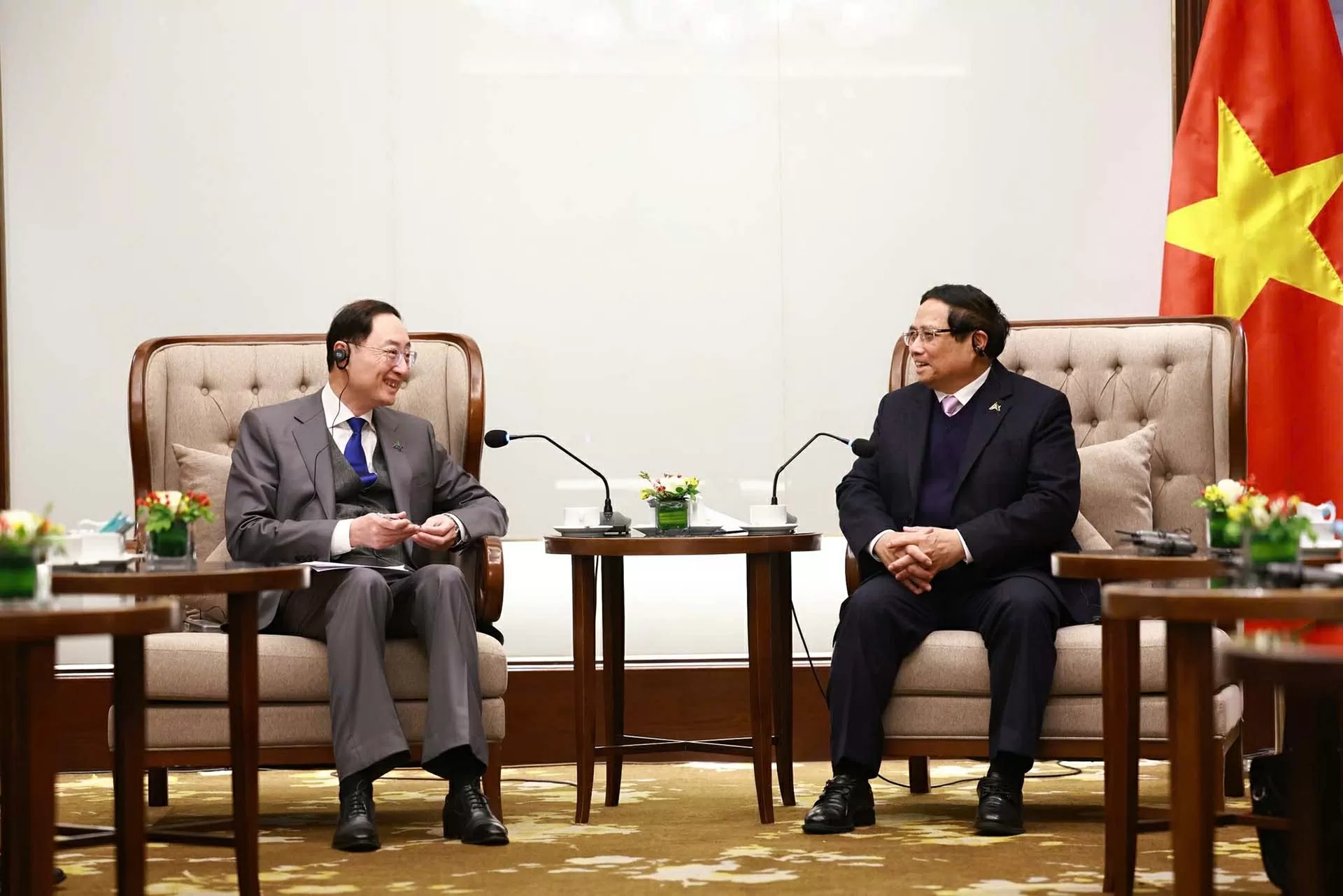 PM Pham Minh Chinh receives Chinese Vice Foreign Minister Sun Weidong