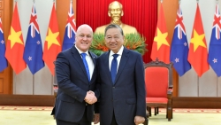 Tổng Bí thư Tô Lâm tiếp Thủ tướng New Zealand Christopher Luxon
