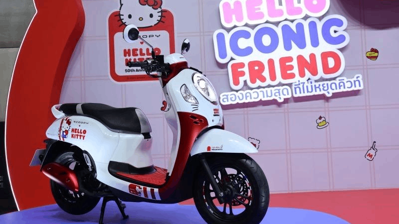 Honda Scoopy Hello Kitty - phiên bản giới hạn đã có mặt tại Việt Nam