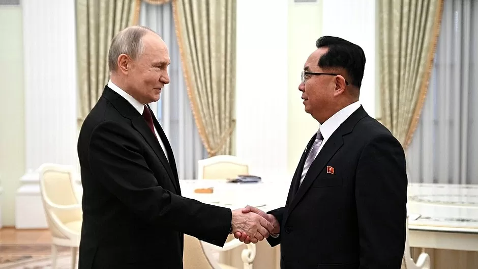 Nga đón khách cấp cao từ đảng Lao động Triều Tiên, đích thân Tổng thống Putin gặp mặt