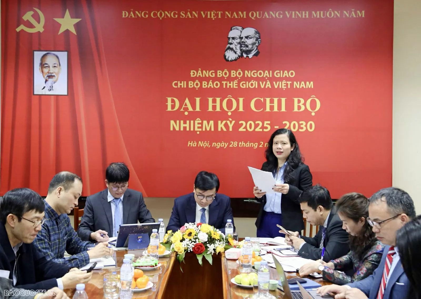 Đại hội Chi bộ Báo Thế giới và Việt Nam nhiệm kỳ 2025 2030: Kiện toàn công tác lãnh đạo, định hướng nhiệm vụ trong giai đoạn mới