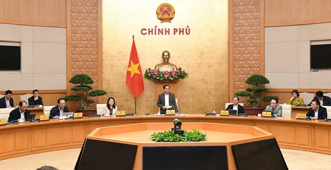Phó Thủ tướng Bùi Thanh Sơn yêu cầu tổ chức Hội nghị thành công nhất trên tất cả các mặt - Ảnh: VGP/Hải Minh