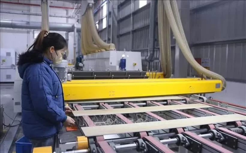 At the navigatec new materials Vietnam Co., Ltd., Hai Phong Economic Zone. (Photo: VNA)