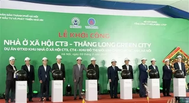 Hanoi breaks ground on 1,104-unit housing project in Dong Anh