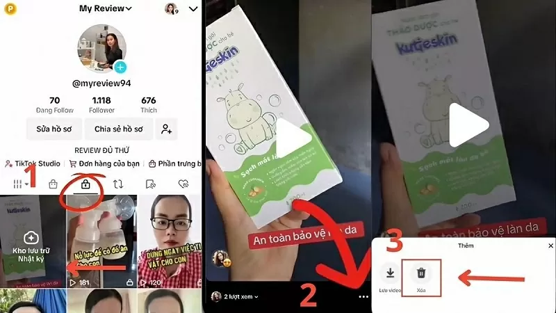 Dọn dẹp lại kho story trên TikTok