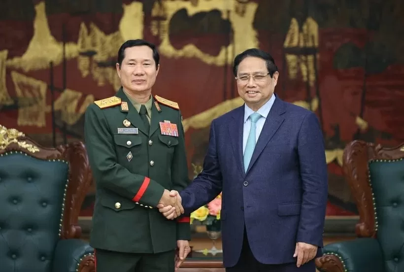 PM Pham Minh Chinh welcomes Lao Deputy Minister of National Defence