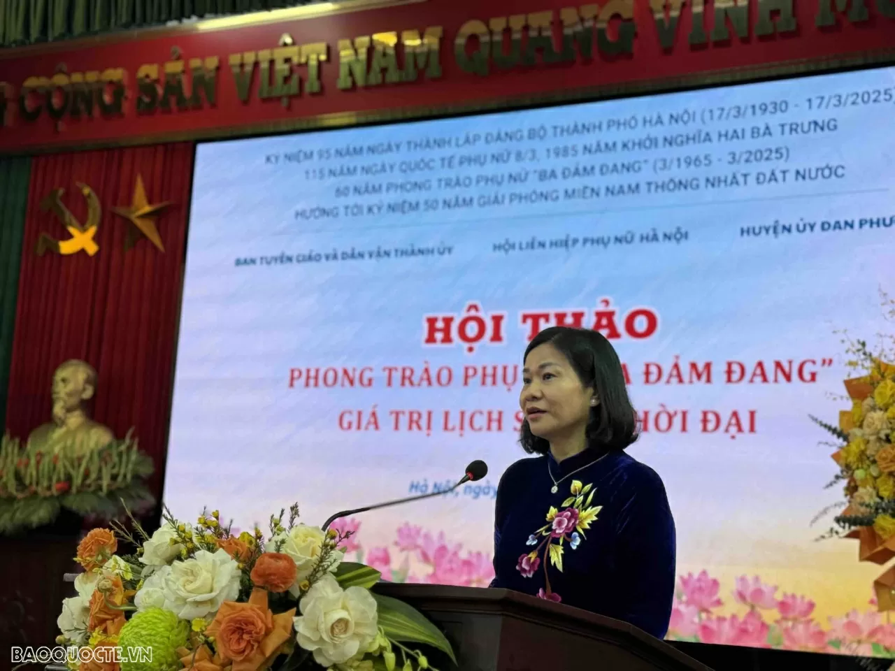 Chủ tịch Hội Liên hiệp Phụ nữ (LHPN) Việt Nam Nguyễn Thị Tuyến 