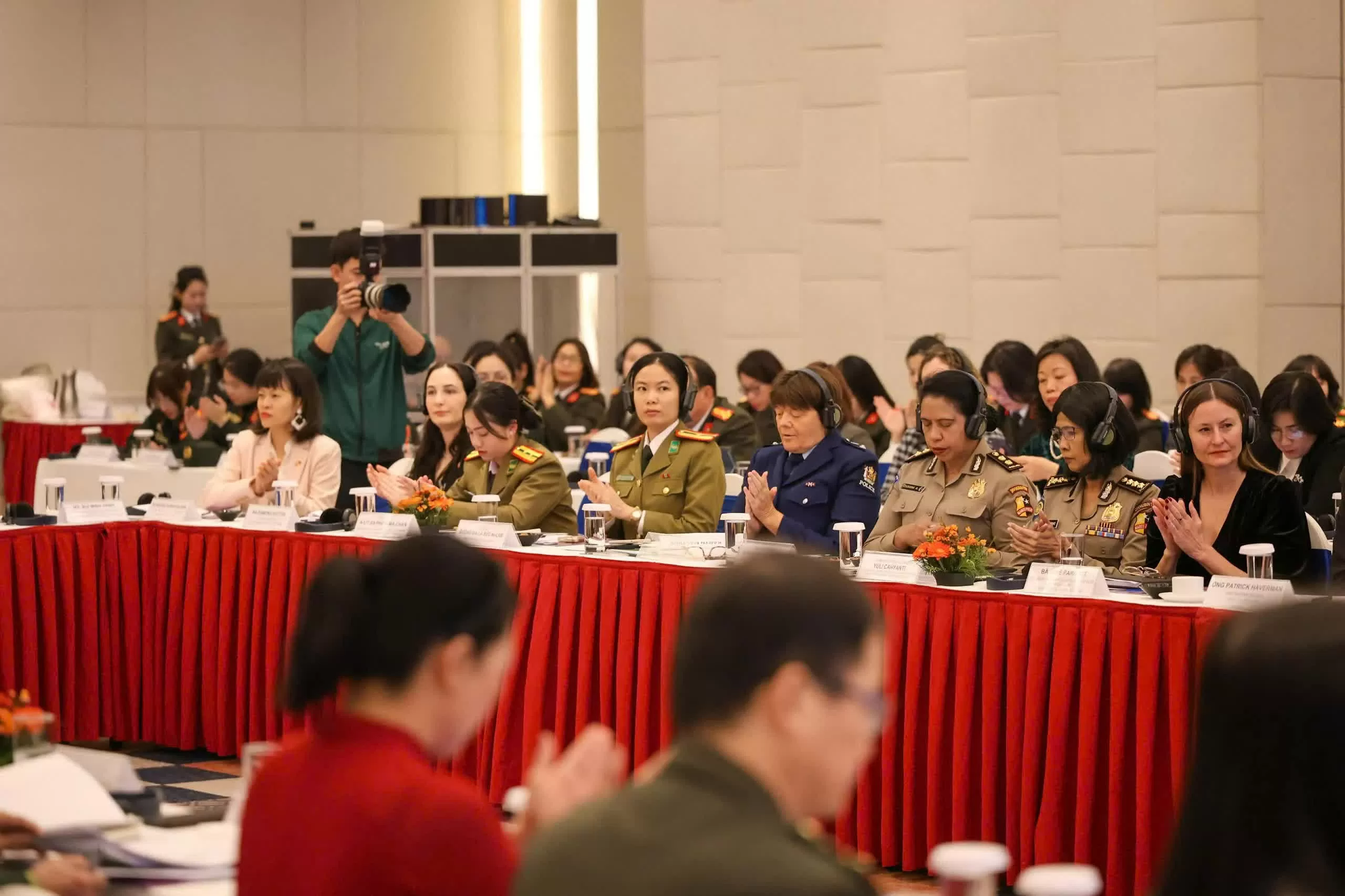 The workshop was attended by more than 30 female police officers from many countries around the world.