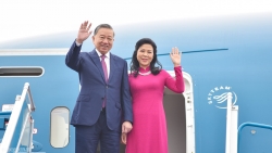 Tổng Bí thư Tô Lâm và Phu nhân lên đường thăm cấp Nhà nước Indonesia, thăm chính thức Ban thư ký ASEAN và Singapore